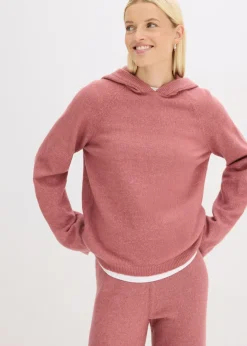 Sudadera de punto con capucha Mujer Jerséis|Ropa De Punto