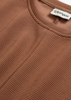 Discount Sudadera de tejido estructurado Mujer Ropa Cómoda|Novedades