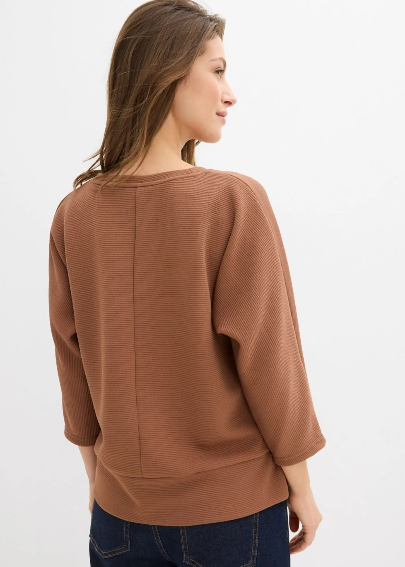 Discount Sudadera de tejido estructurado Mujer Ropa Cómoda|Novedades