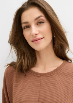 Discount Sudadera de tejido estructurado Mujer Ropa Cómoda|Novedades