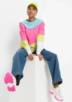 Discount Sudadera en mezcla suave de algodón Mujer Ropa Cómoda