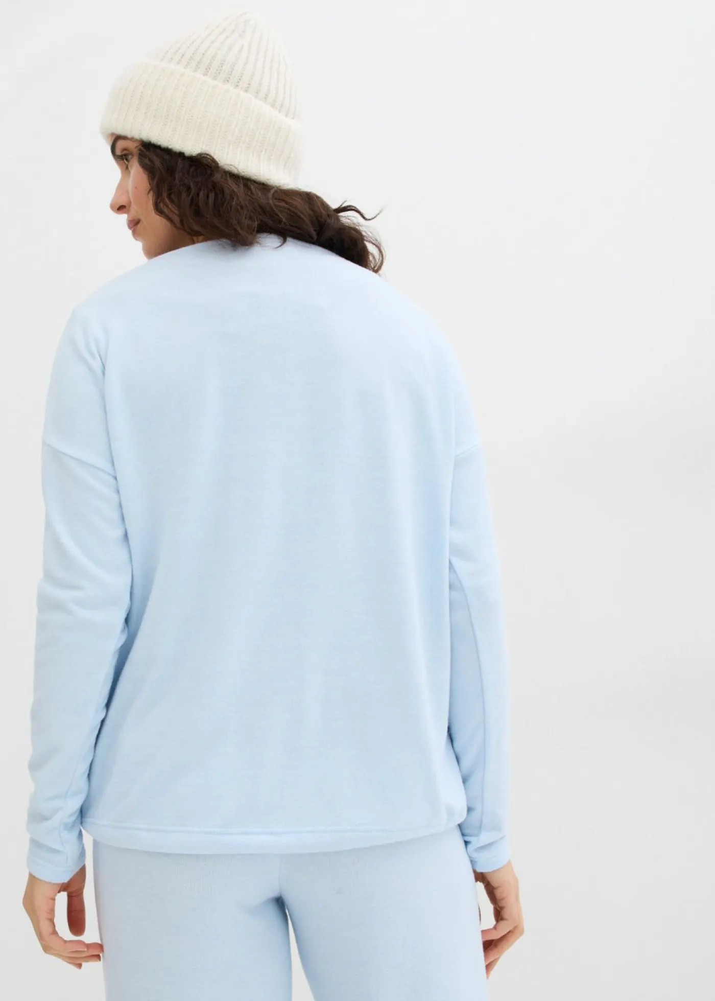 Hot Sudadera holgada con aspecto de punto Mujer Ropa Cómoda