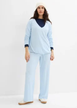 Hot Sudadera holgada con aspecto de punto Mujer Ropa Cómoda