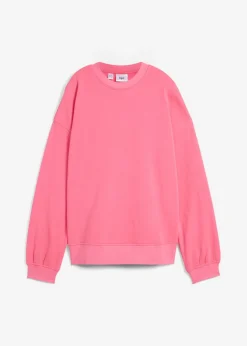Sudadera holgada de algodón puro Mujer Básicos|Ropa Cómoda