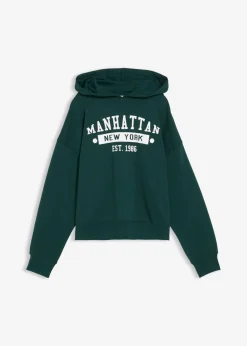 Sudadera holgada de algodón puro con capucha Mujer Ropa Cómoda
