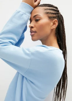 Online Sudadera holgada de algodón puro Mujer Básicos|Ropa Cómoda