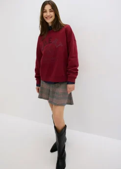 Best Sudadera holgada de algodón puro Mujer Ropa Cómoda