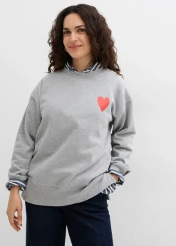 Hot Sudadera holgada de algodón orgánico Mujer Ropa Cómoda