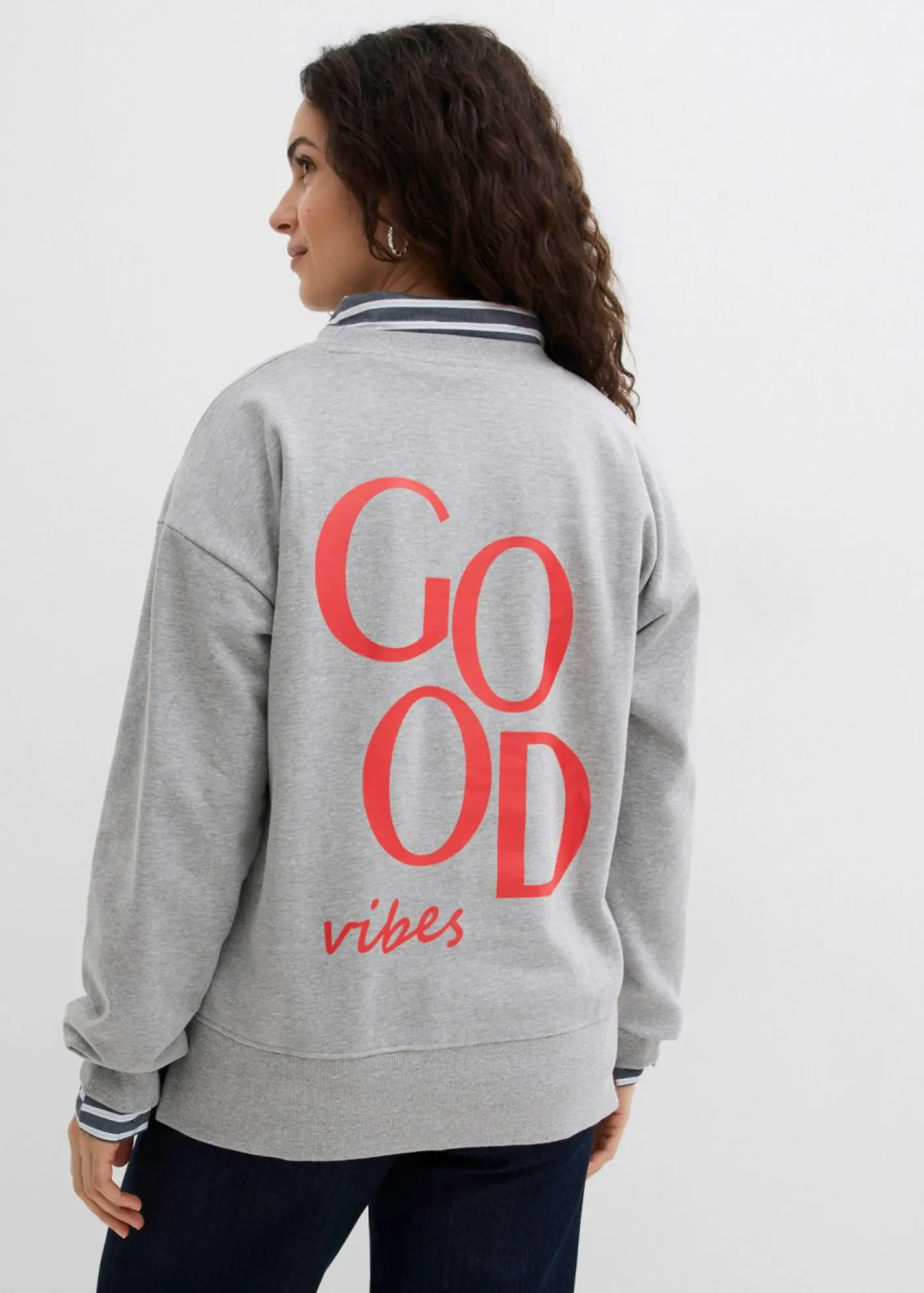 Hot Sudadera holgada de algodón orgánico Mujer Ropa Cómoda