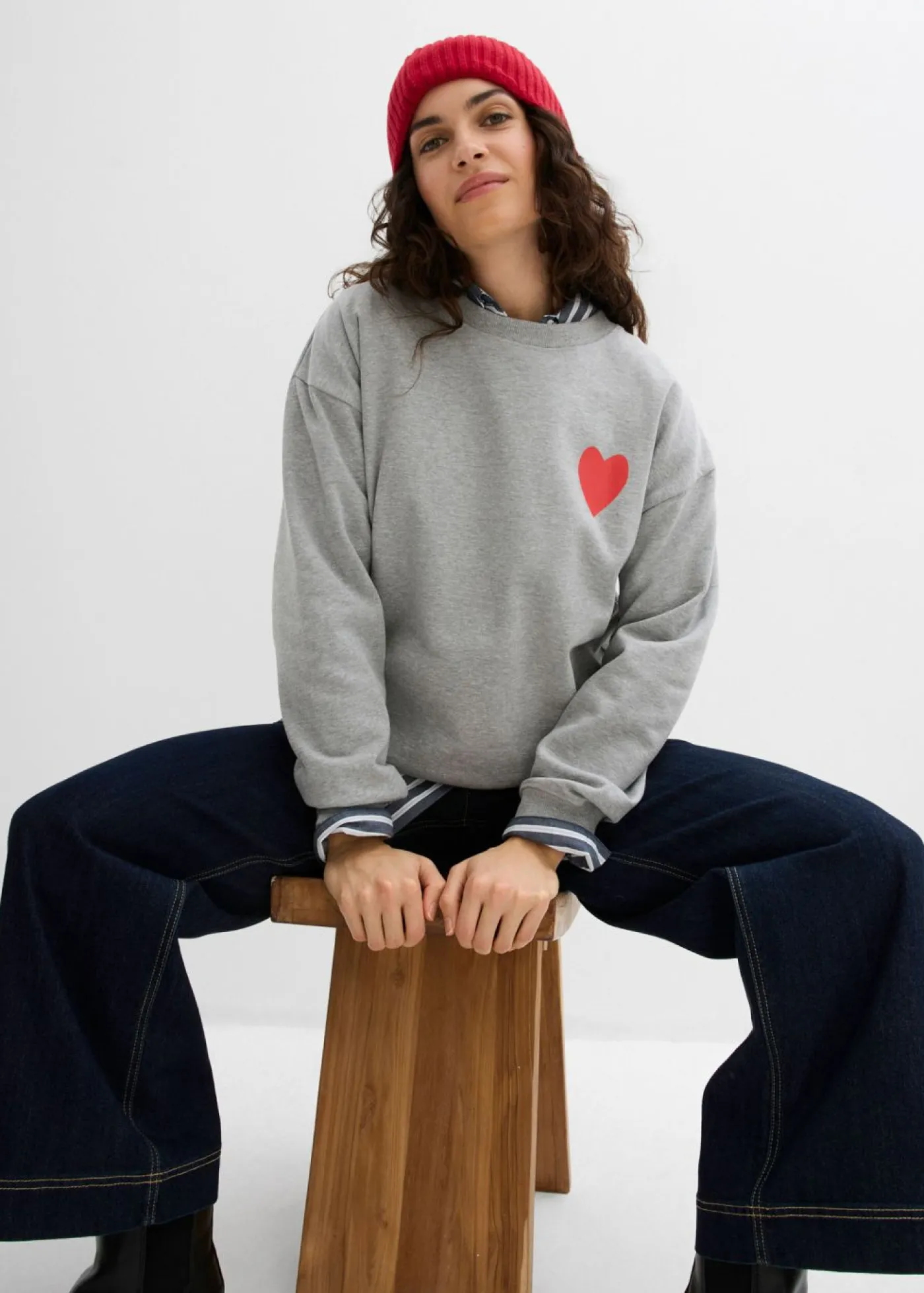Hot Sudadera holgada de algodón orgánico Mujer Ropa Cómoda