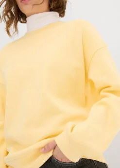 New Sudadera holgada de algodón puro Mujer Básicos|Ropa Cómoda