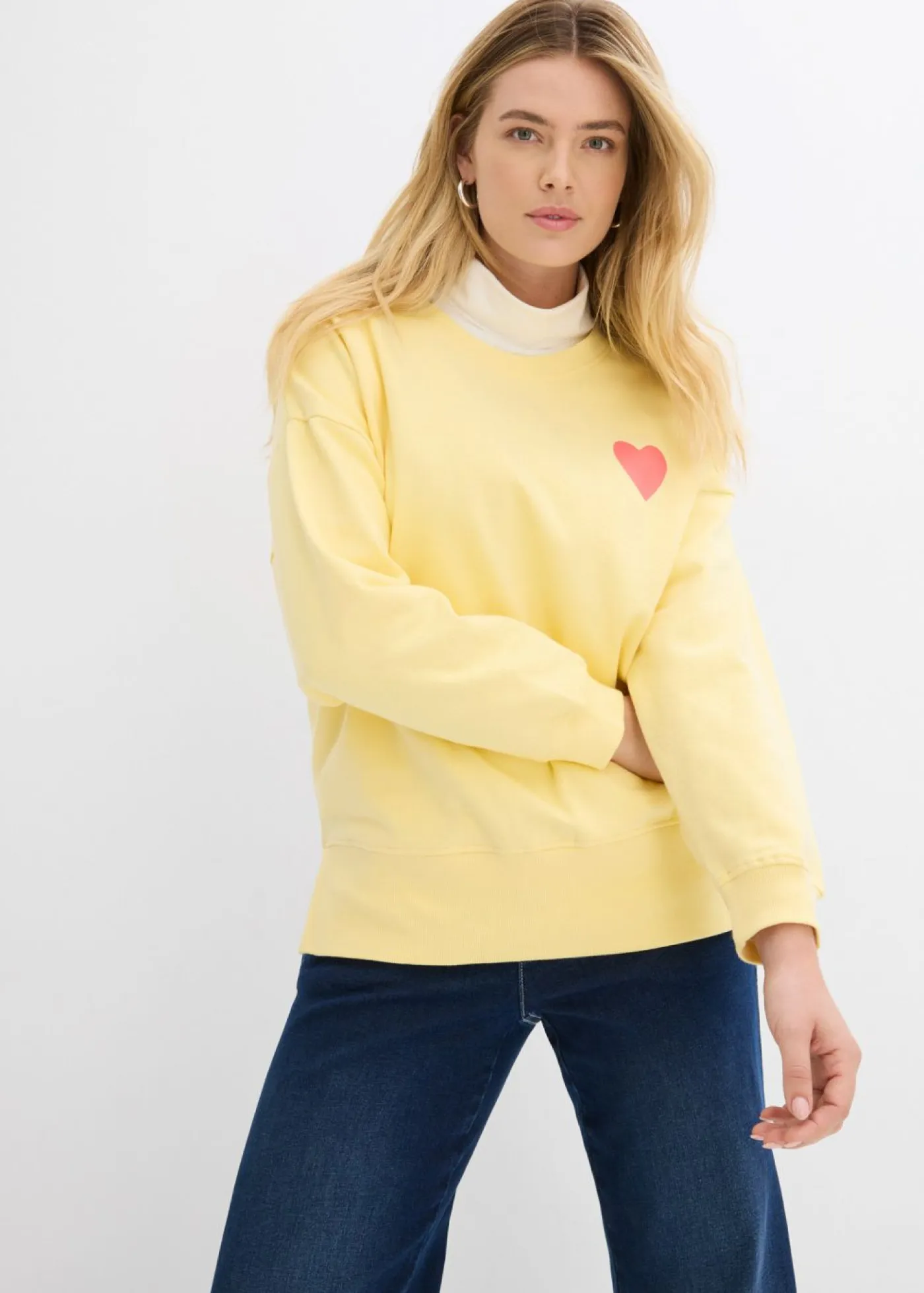 Sale Sudadera holgada de algodón orgánico Mujer Ropa Cómoda