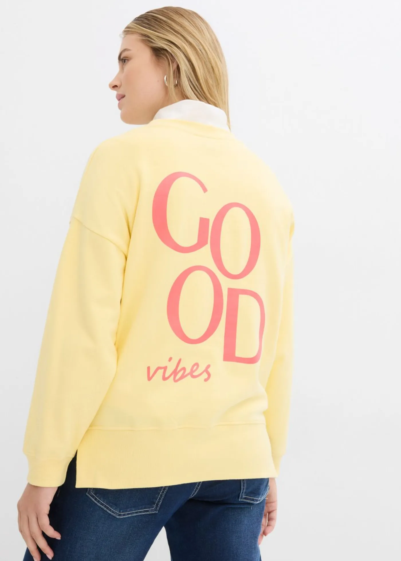 Sale Sudadera holgada de algodón orgánico Mujer Ropa Cómoda