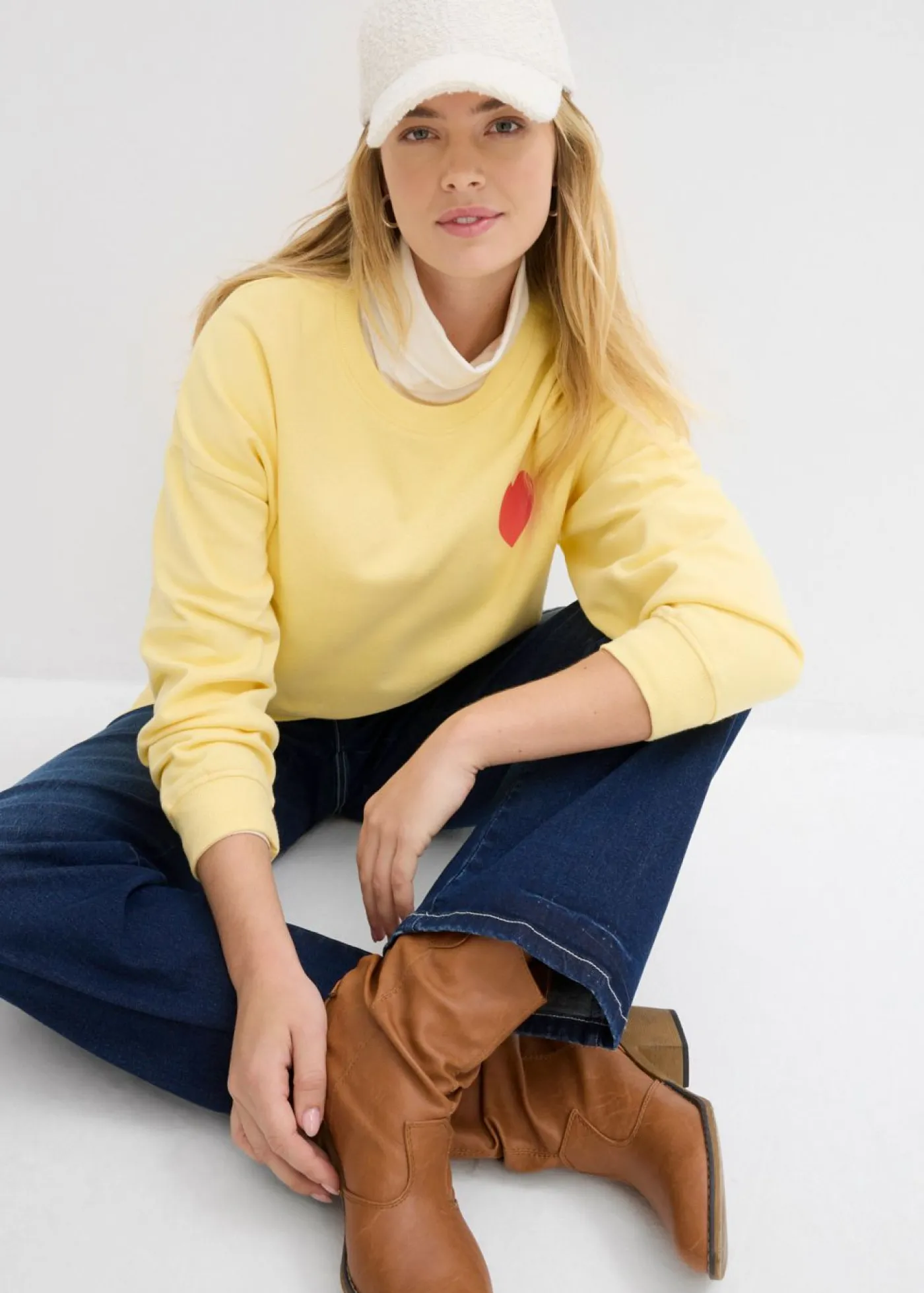 Sale Sudadera holgada de algodón orgánico Mujer Ropa Cómoda