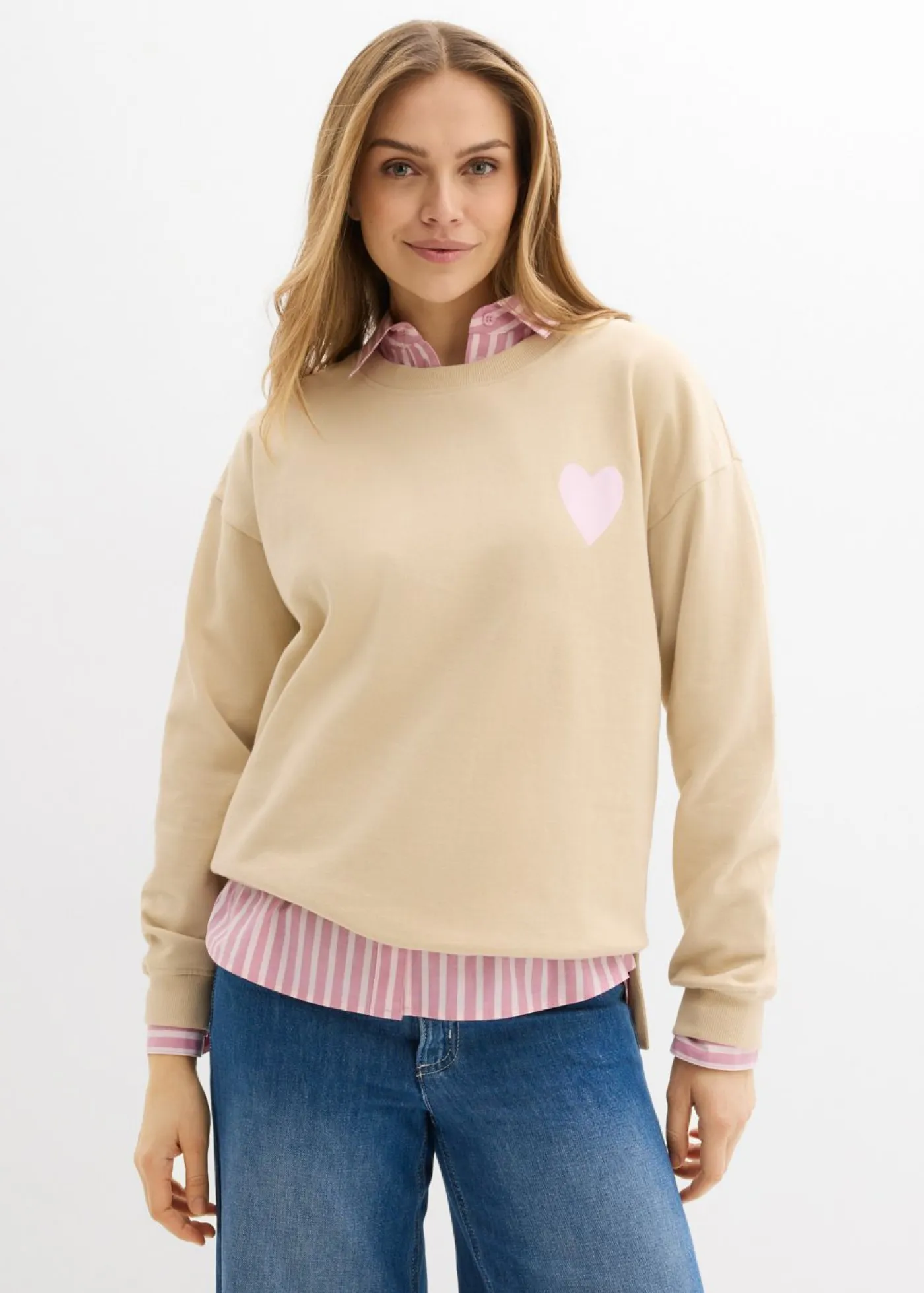 Sudadera holgada de algodón orgánico Mujer Ropa Cómoda