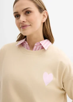 Sudadera holgada de algodón orgánico Mujer Ropa Cómoda