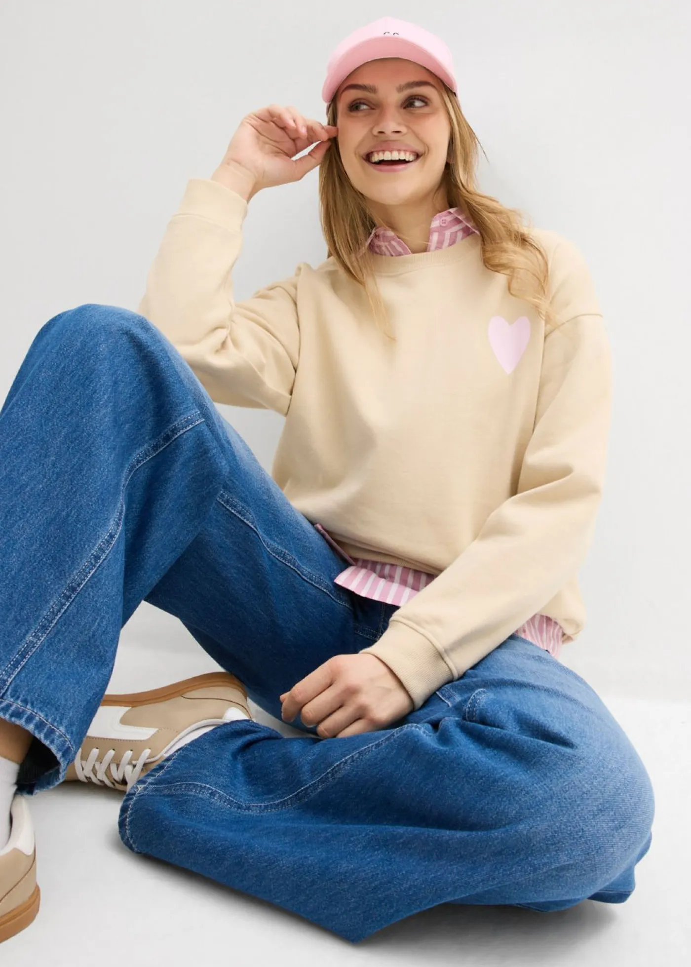 Sudadera holgada de algodón orgánico Mujer Ropa Cómoda