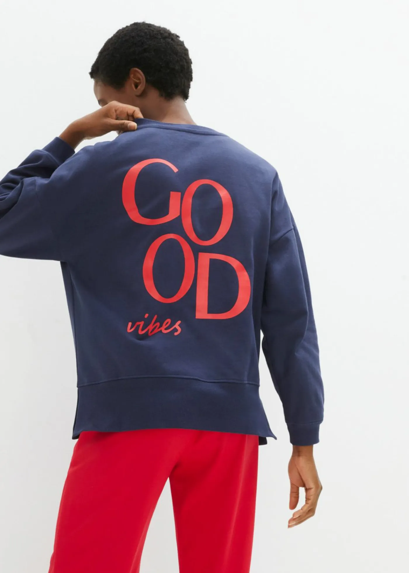 Sale Sudadera holgada de algodón orgánico Mujer Ropa Cómoda