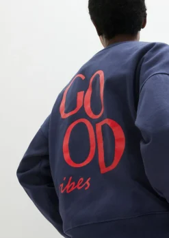 Sale Sudadera holgada de algodón orgánico Mujer Ropa Cómoda