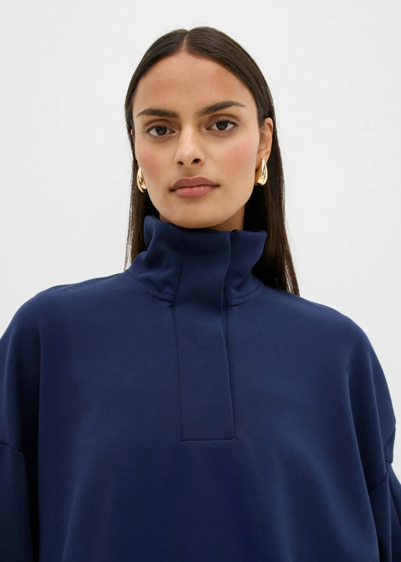 Outlet Sudadera holgada de neopreno Mujer Esenciales|Ropa Cómoda