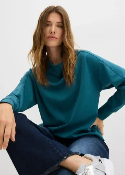 New Sudadera holgada de neopreno suave Mujer Básicos|Ropa Cómoda