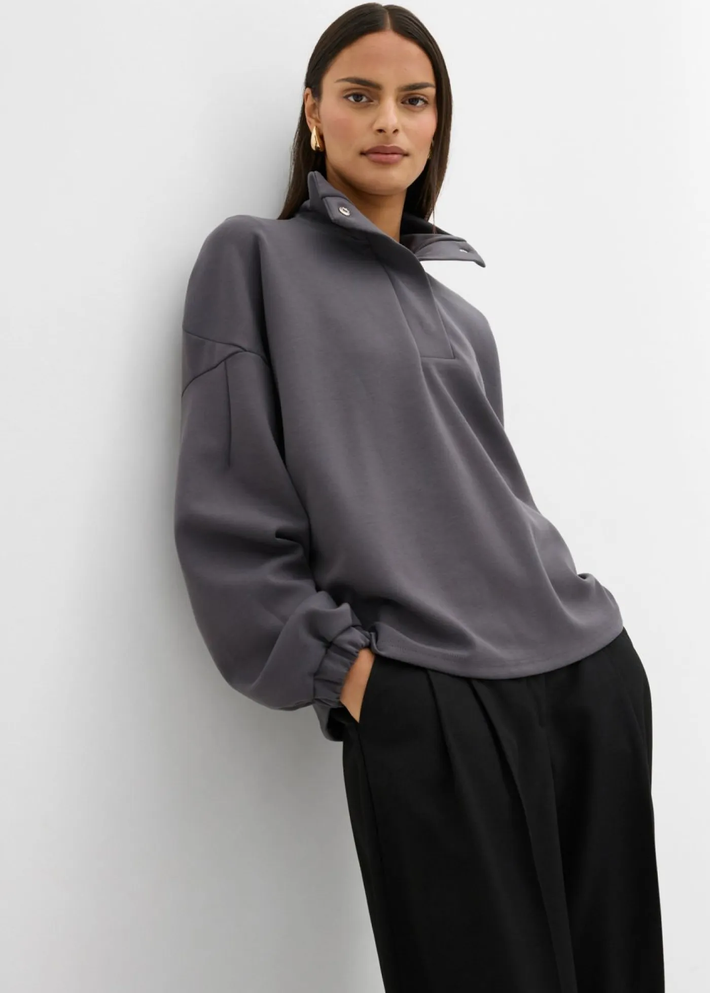 Sale Sudadera holgada de neopreno Mujer Esenciales|Ropa Cómoda