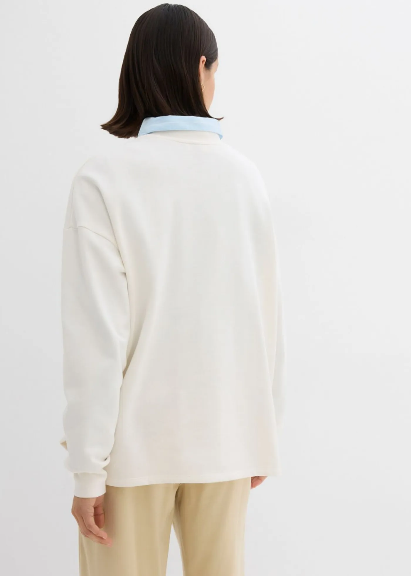 Online Sudadera holgada en mezcla de algodón Mujer Ropa Cómoda