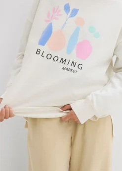 Online Sudadera holgada en mezcla de algodón Mujer Ropa Cómoda