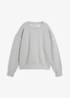 Sudadera holgada en mezcla de algodón Mujer Ropa Cómoda