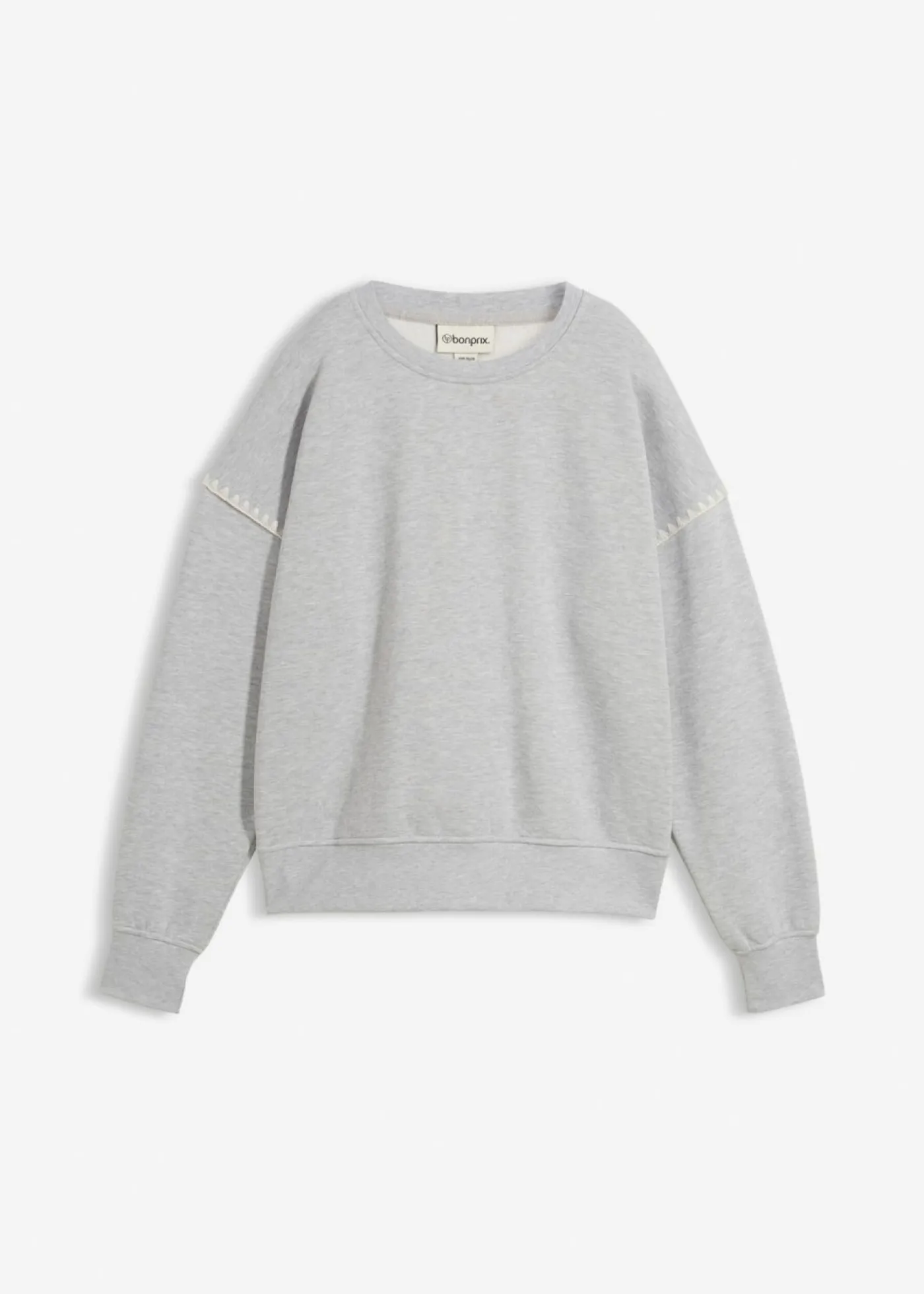 Sudadera holgada en mezcla de algodón Mujer Ropa Cómoda