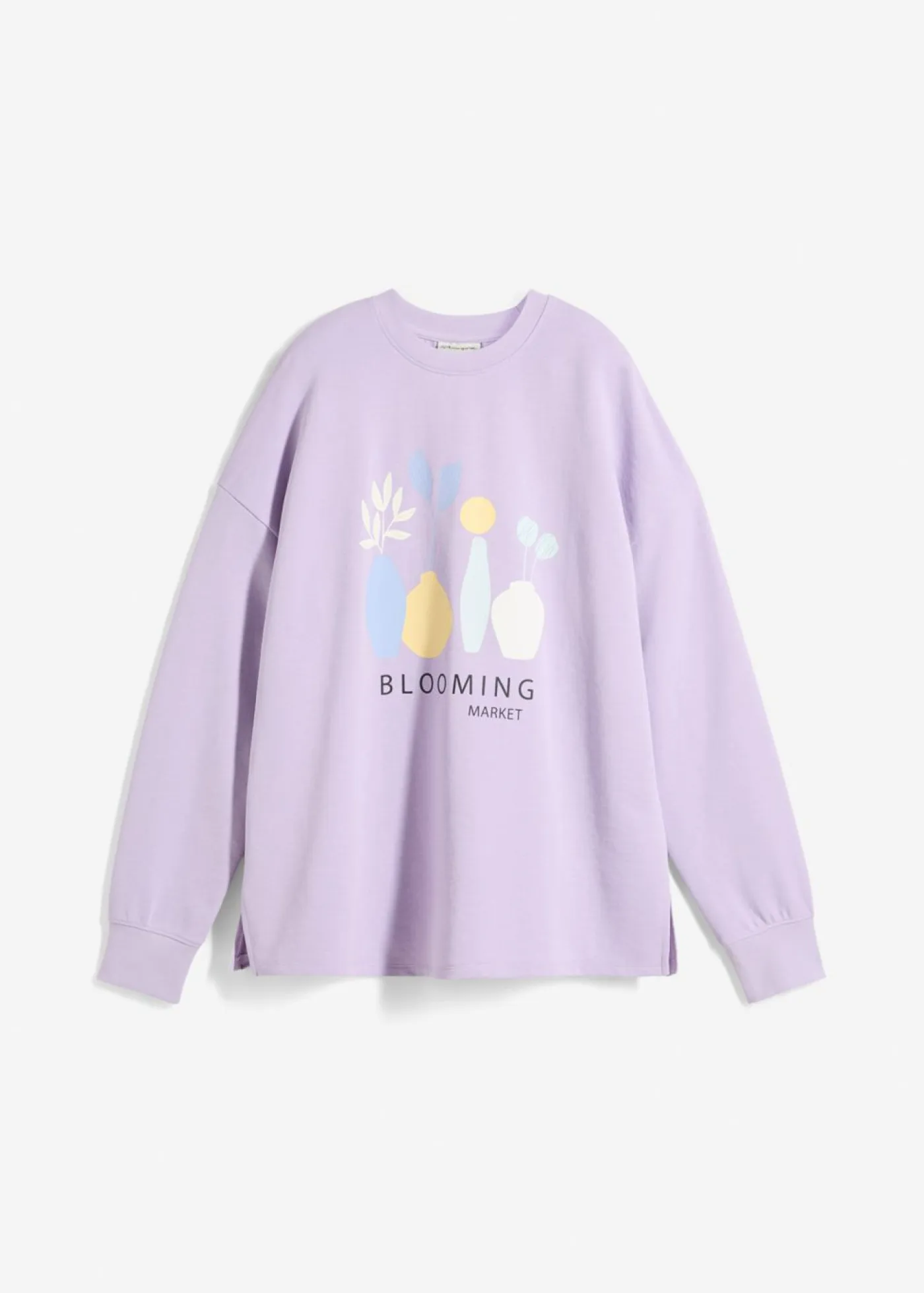 Clearance Sudadera holgada en mezcla de algodón Mujer Ropa Cómoda