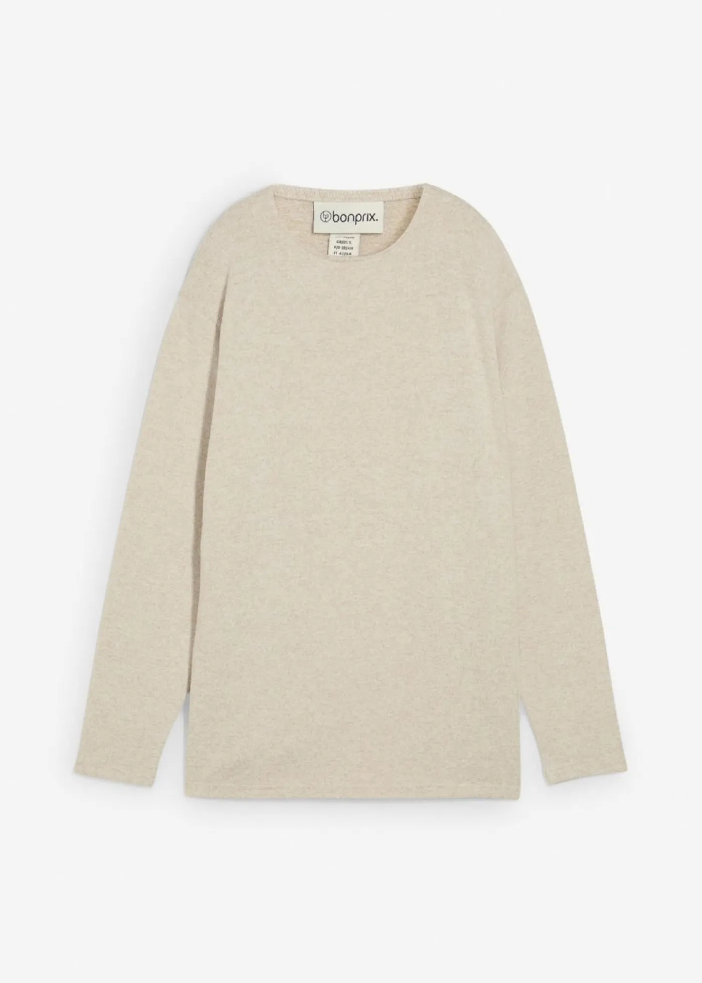 Online Sudadera larga con aspecto de punto Mujer Ropa Cómoda