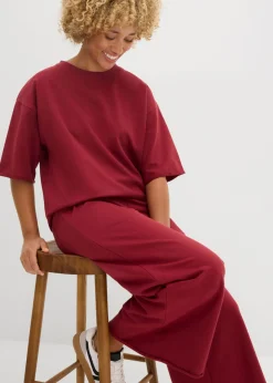 Clearance Sudadera larga de algodón puro Mujer Ropa Cómoda