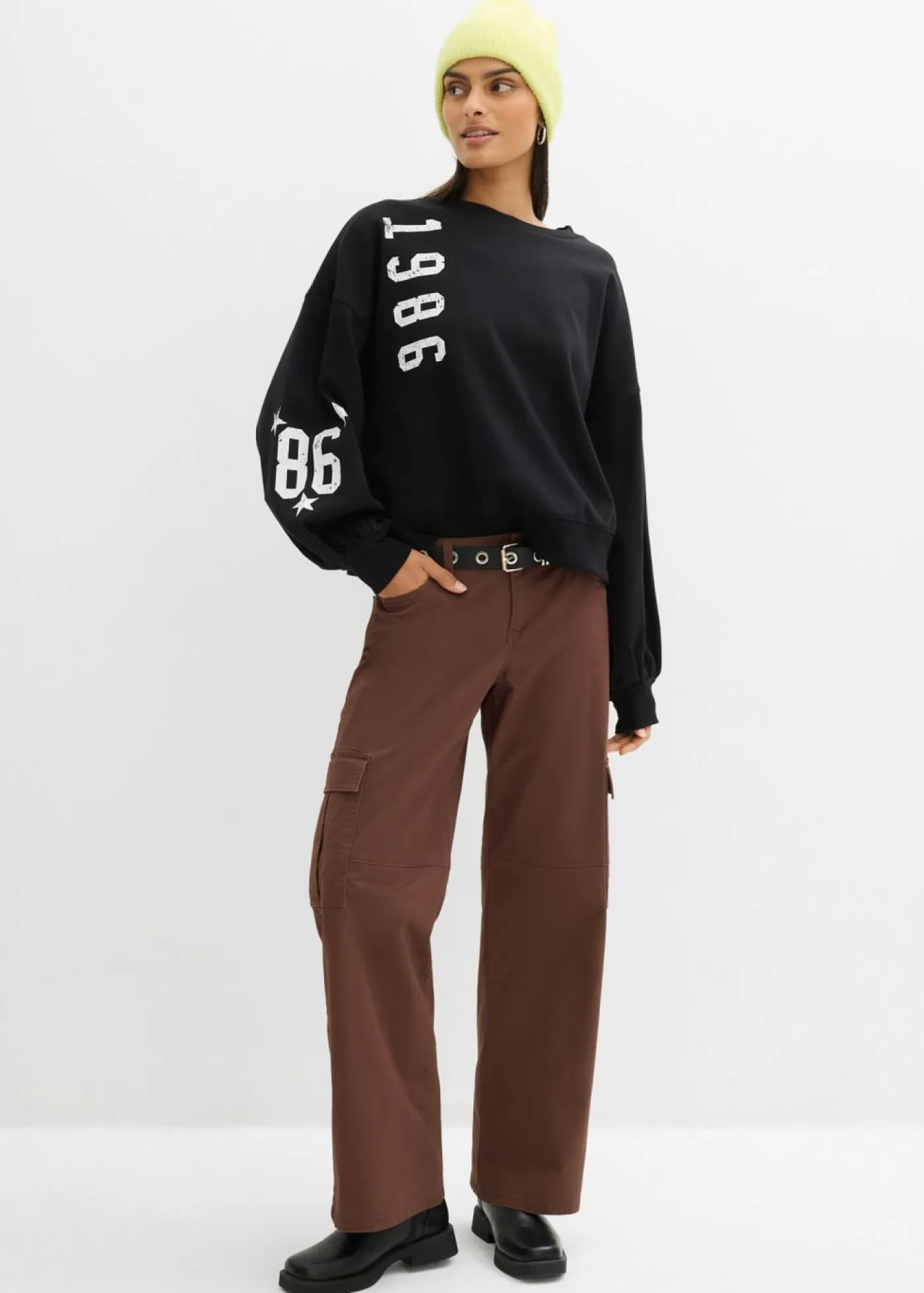 Best Sudadera oversize de algodón orgánico Mujer Ropa Cómoda|Novedades