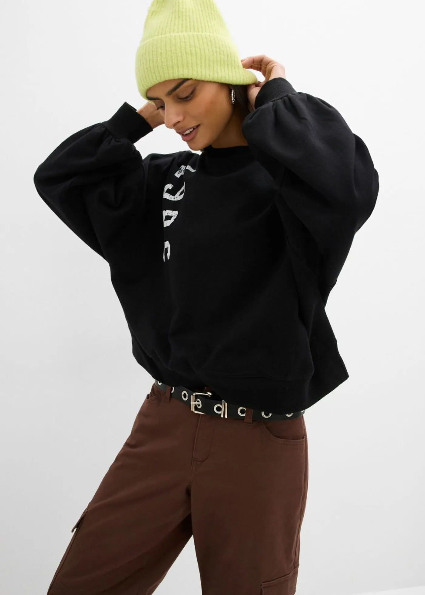 Best Sudadera oversize de algodón orgánico Mujer Ropa Cómoda|Novedades