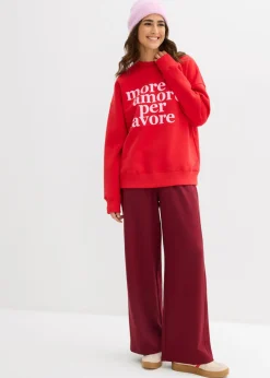 Best Sudadera oversize de mezcla de algodón Mujer Ropa Cómoda