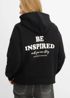Sale Sudadera oversize de mezcla de algodón suave con capucha Mujer Ropa Cómoda|Novedades