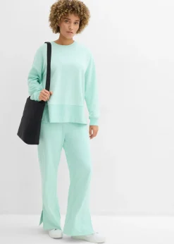 Sudadera oversize de mezcla de algodón Mujer Ropa Cómoda|Novedades