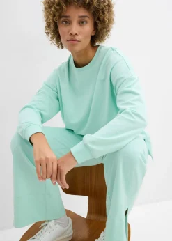 Sudadera oversize de mezcla de algodón Mujer Ropa Cómoda|Novedades