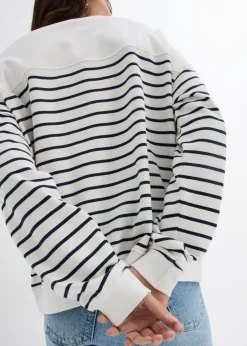 Online Sudadera oversize de mezcla de algodón Mujer Ropa Cómoda