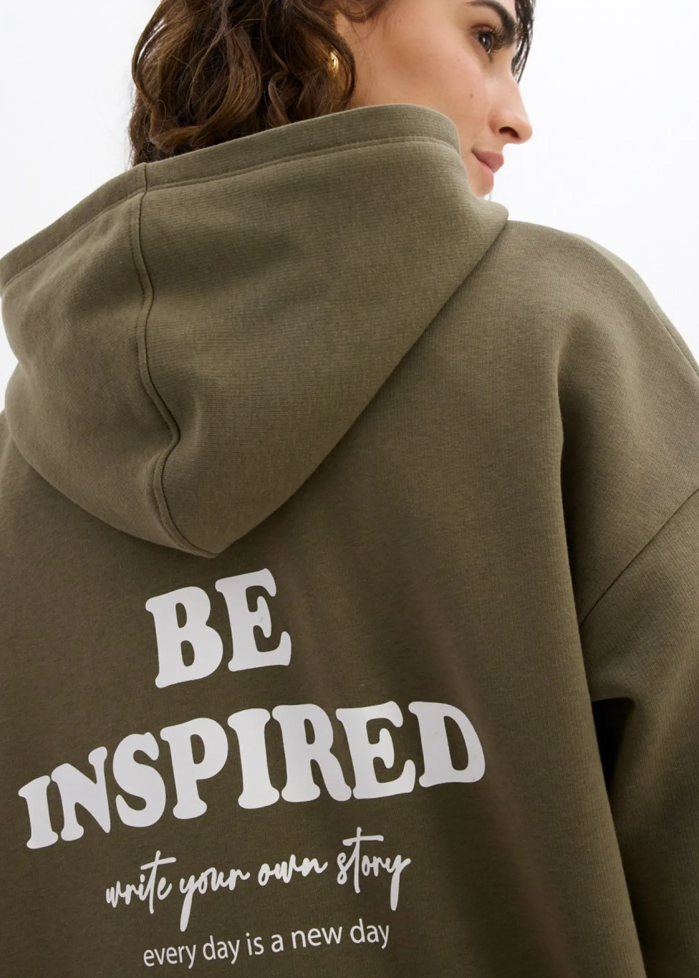 Sudadera oversize de mezcla de algodón suave con capucha Mujer Ropa Cómoda|Novedades