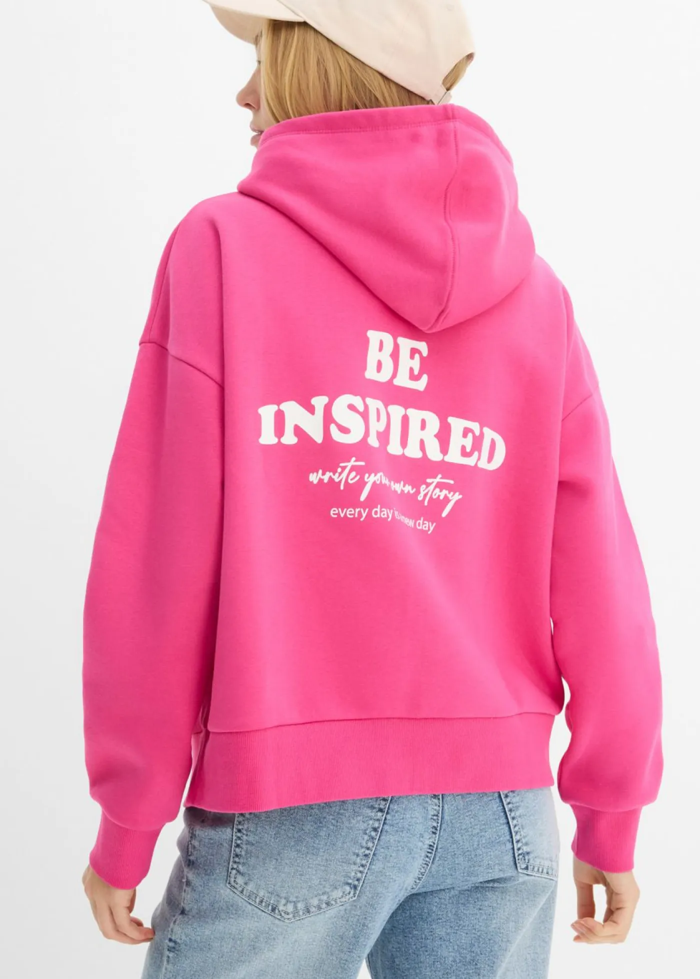 Sale Sudadera oversize de mezcla de algodón suave con capucha Mujer Ropa Cómoda|Novedades