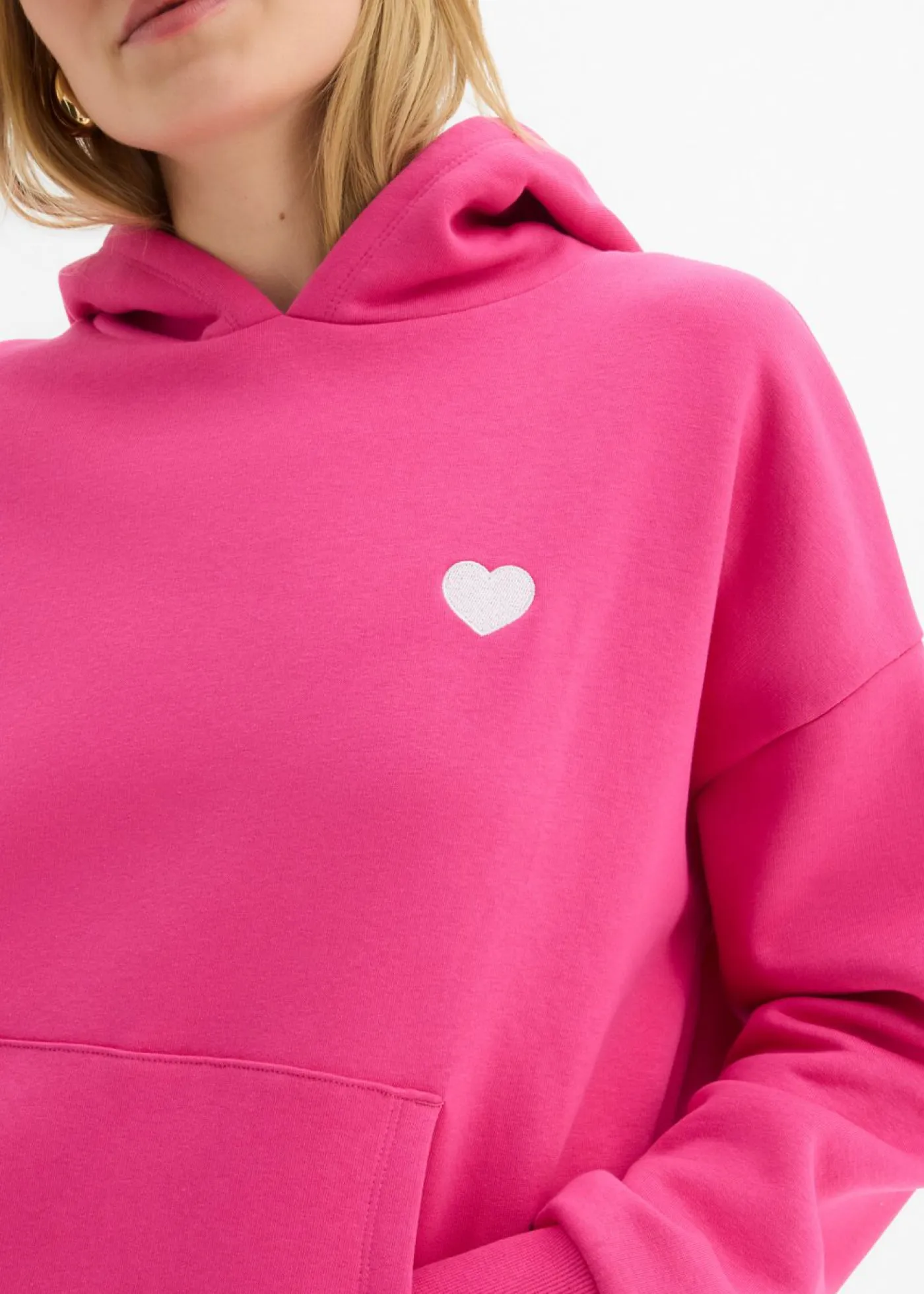 Sale Sudadera oversize de mezcla de algodón suave con capucha Mujer Ropa Cómoda|Novedades