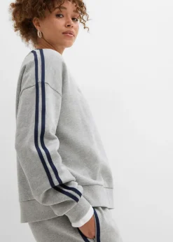 New Sudadera oversize en suave mezcla de algodón Mujer Ropa Cómoda