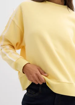 Clearance Sudadera oversize en suave mezcla de algodón Mujer Ropa Cómoda