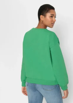 Outlet Sudadera oversize en suave mezcla de algodón Mujer Ropa Cómoda