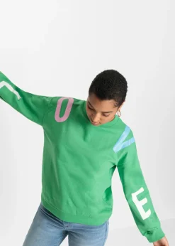 Outlet Sudadera oversize en suave mezcla de algodón Mujer Ropa Cómoda
