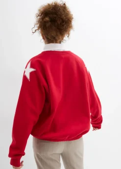 Sale Sudadera oversize en suave mezcla de algodón Mujer Ropa Cómoda