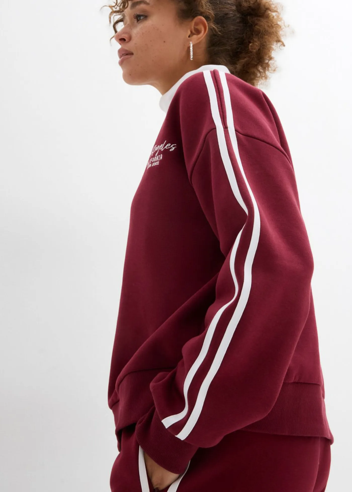 Online Sudadera oversize en suave mezcla de algodón Mujer Ropa Cómoda