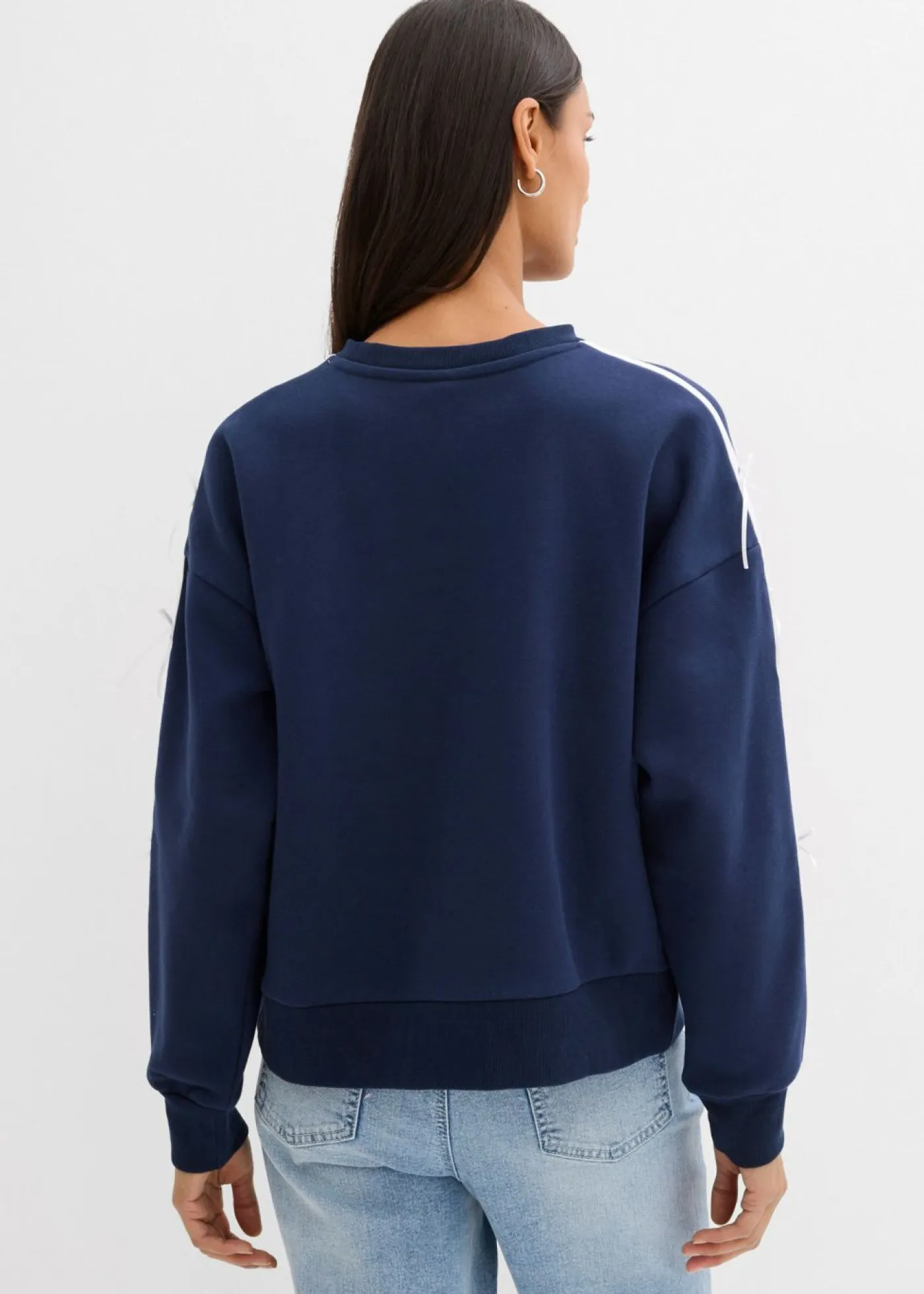 Discount Sudadera oversize en suave mezcla de algodón Mujer Ropa Cómoda
